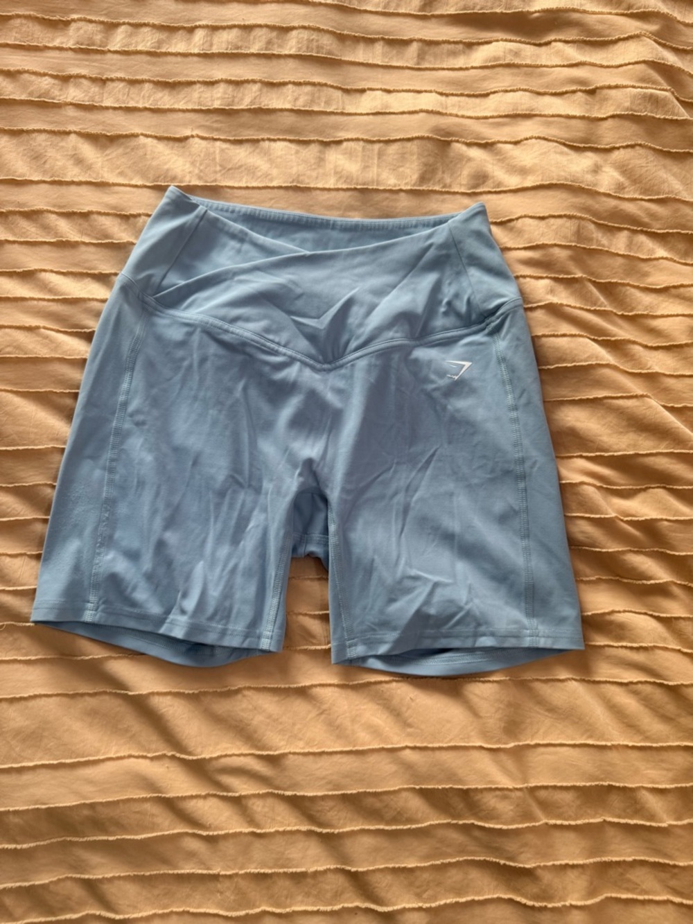 Gymshark Mint Green High-Waist Biker Shorts